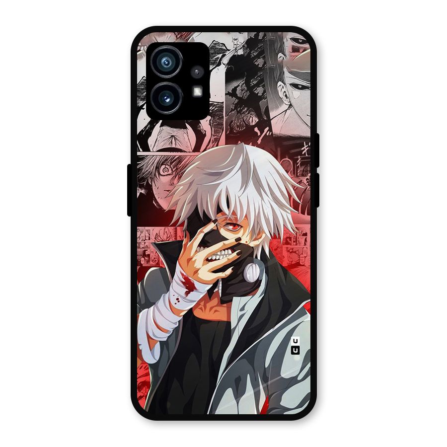 Kaneki Ken Manga Style Metal Back Case for Nothing Phone 1
