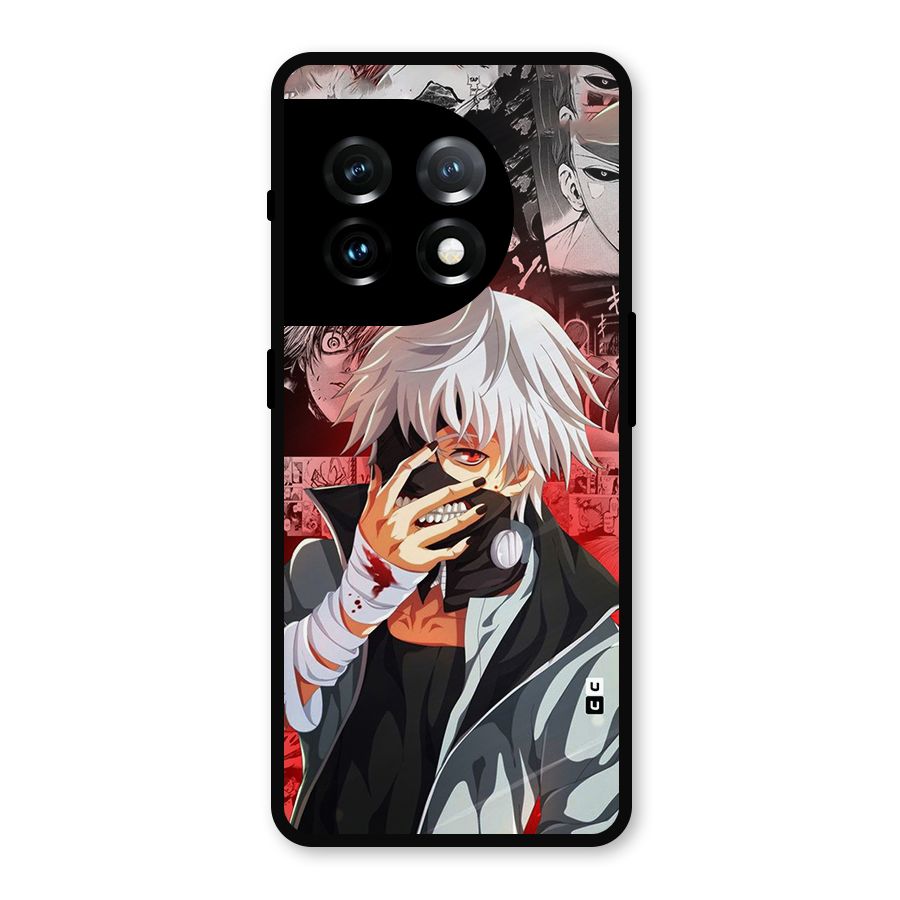 Kaneki Ken Manga Style Metal Back Case for OnePlus 11