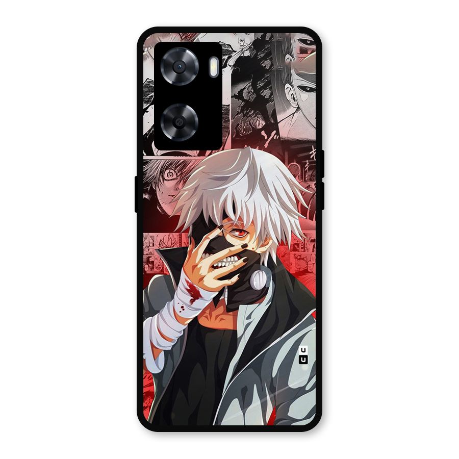 Kaneki Ken Manga Style Metal Back Case for Oppo A57 2022
