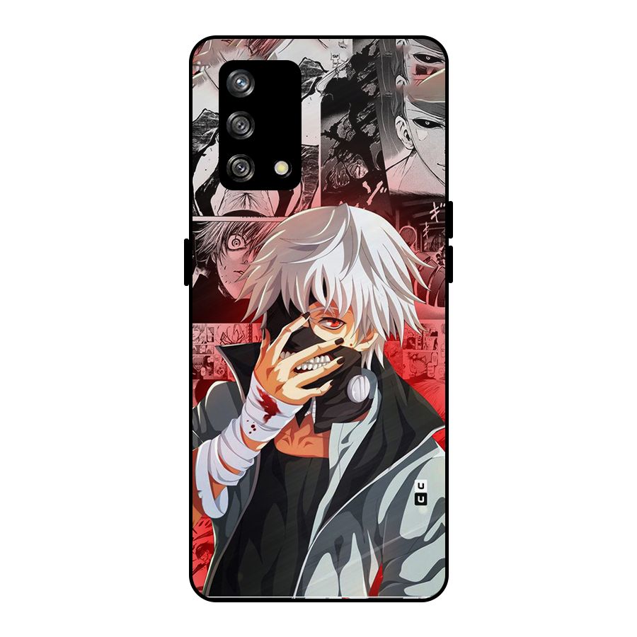 Kaneki Ken Manga Style Metal Back Case for Oppo F19