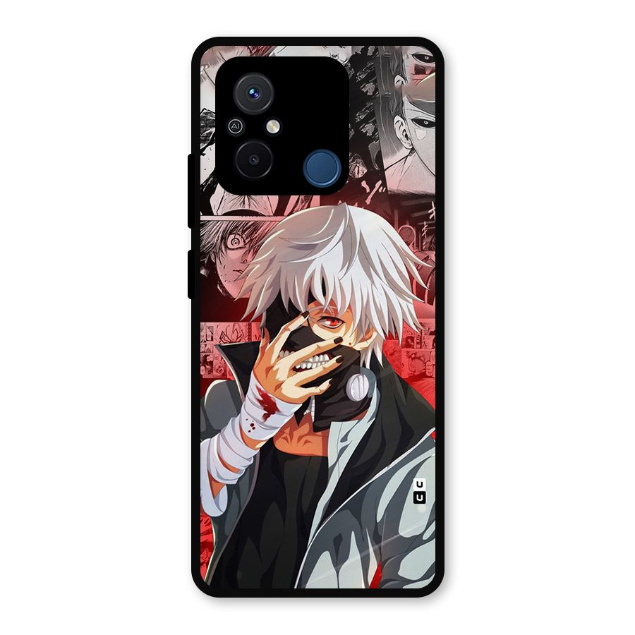 Kaneki Ken Manga Style Metal Back Case for Poco C55