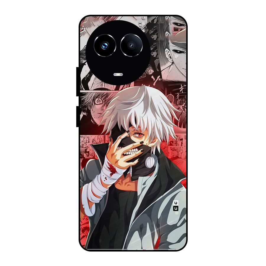 Kaneki Ken Manga Style Metal Back Case for Realme 11 5G