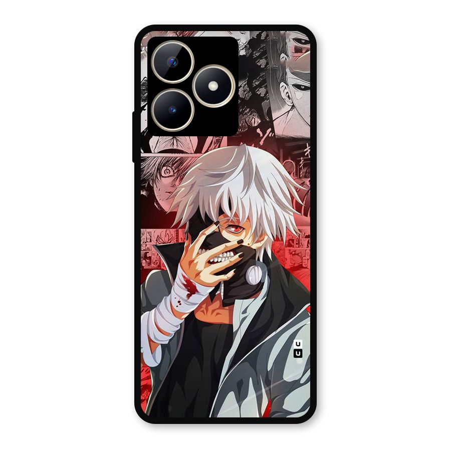 Kaneki Ken Manga Style Metal Back Case for Realme C53