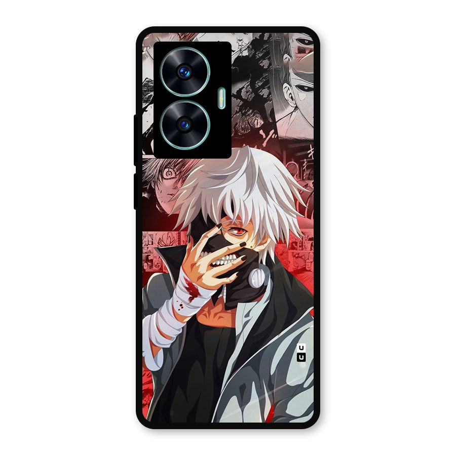 Kaneki Ken Manga Style Metal Back Case for Realme Narzo N55