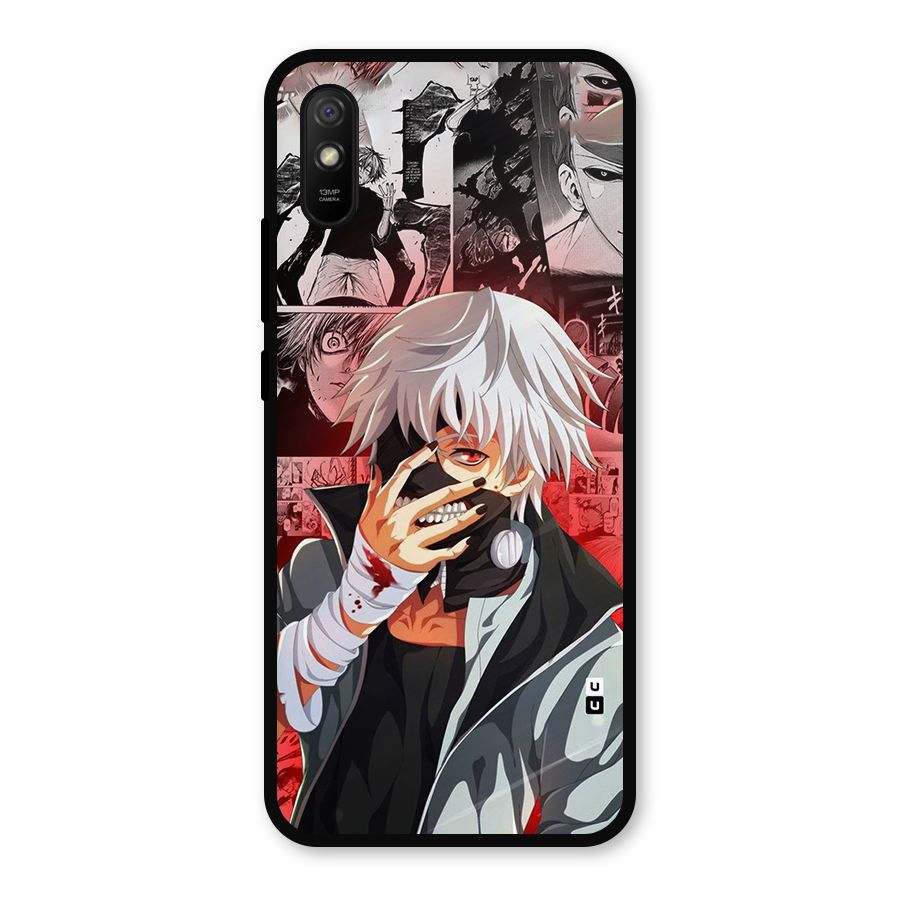 Kaneki Ken Manga Style Metal Back Case for Redmi 9i
