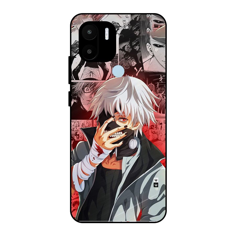 Kaneki Ken Manga Style Metal Back Case for Redmi A1 Plus