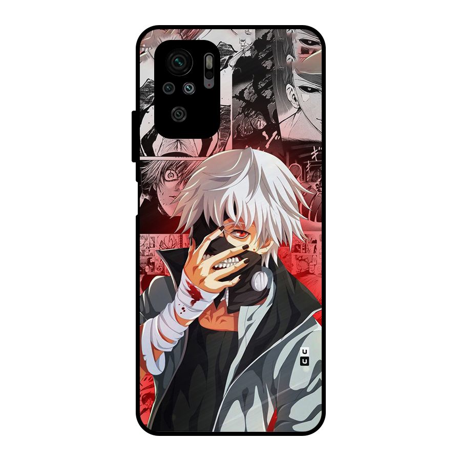 Kaneki Ken Manga Style Metal Back Case for Redmi Note 10