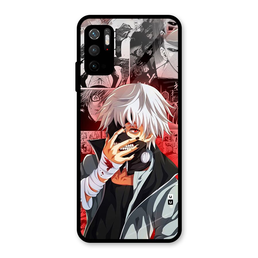 Kaneki Ken Manga Style Metal Back Case for Redmi Note 10T 5G