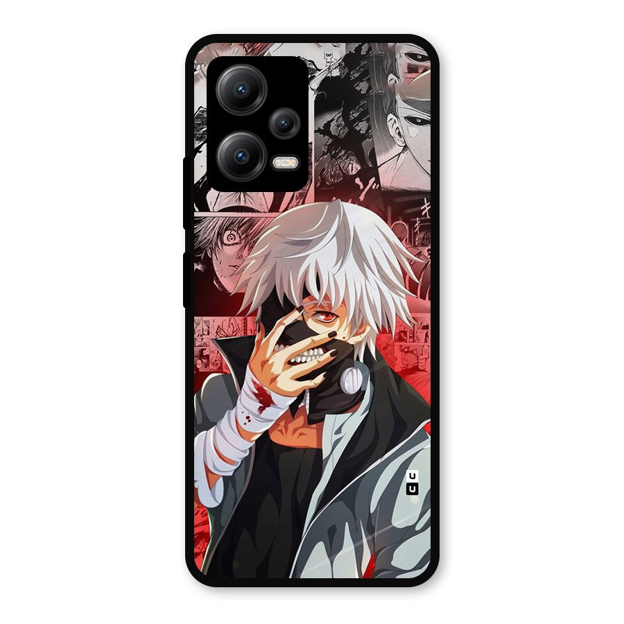Kaneki Ken Manga Style Metal Back Case for Redmi Note 12 5G