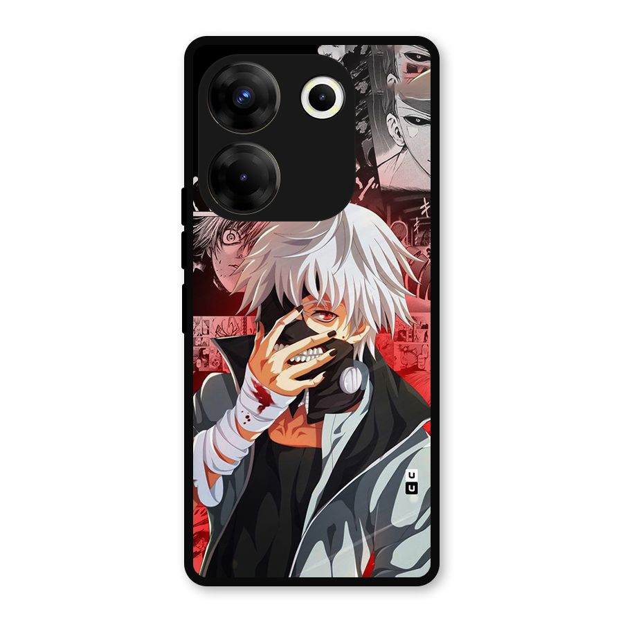 Kaneki Ken Manga Style Metal Back Case for Tecno Camon 20