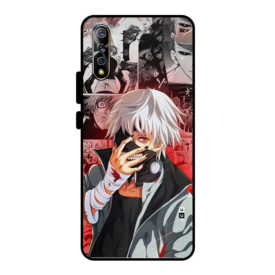Kaneki Ken Manga Style Metal Back Case for Vivo S1