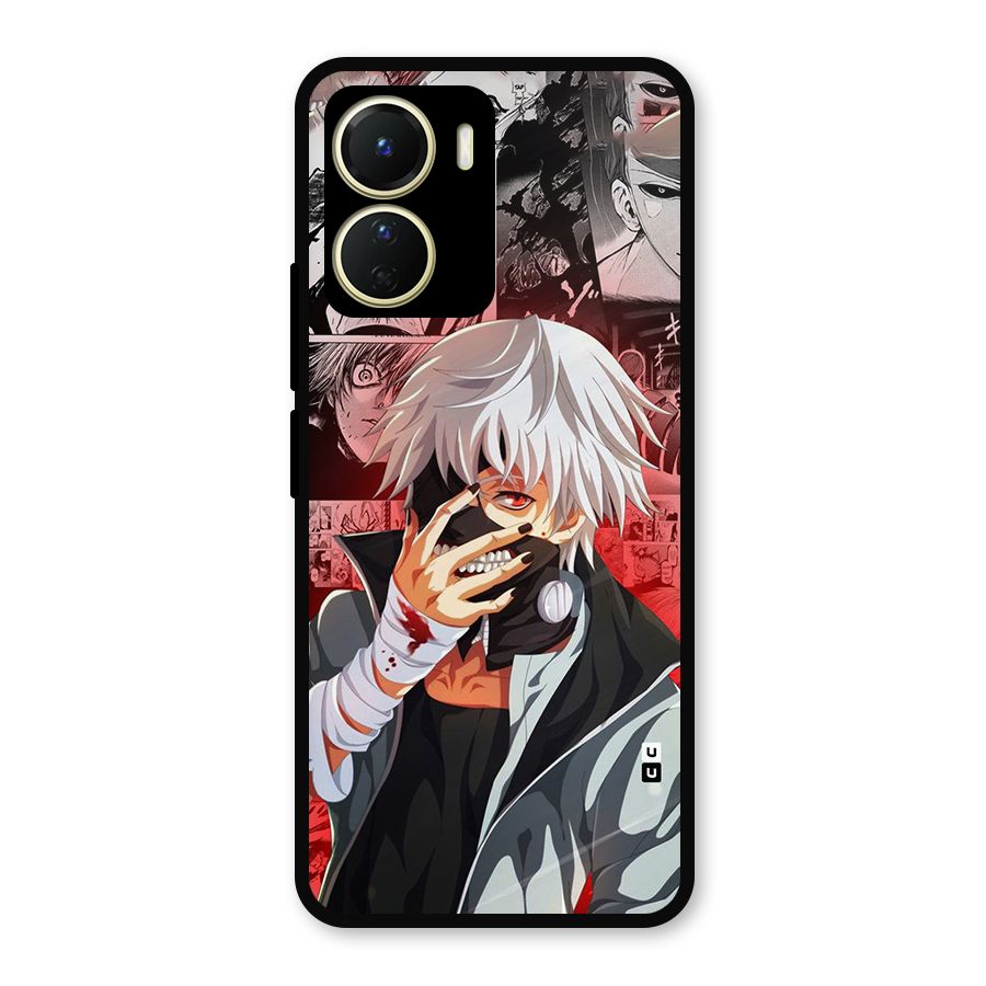 Kaneki Ken Manga Style Metal Back Case for Vivo T2x