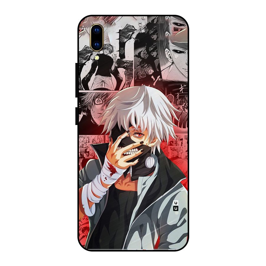 Kaneki Ken Manga Style Metal Back Case for Vivo V11 Pro