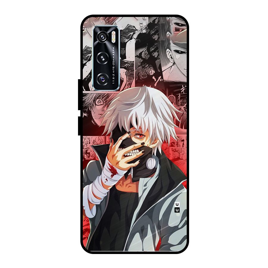 Kaneki Ken Manga Style Metal Back Case for Vivo V20 SE