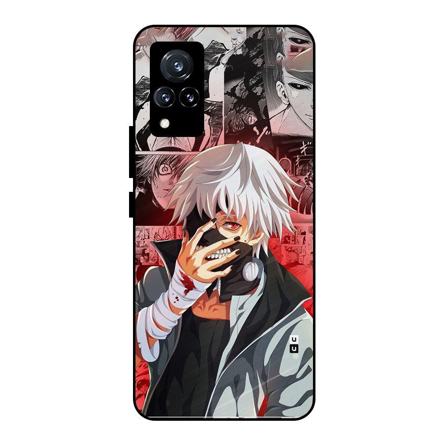 Kaneki Ken Manga Style Metal Back Case for Vivo V21 5G