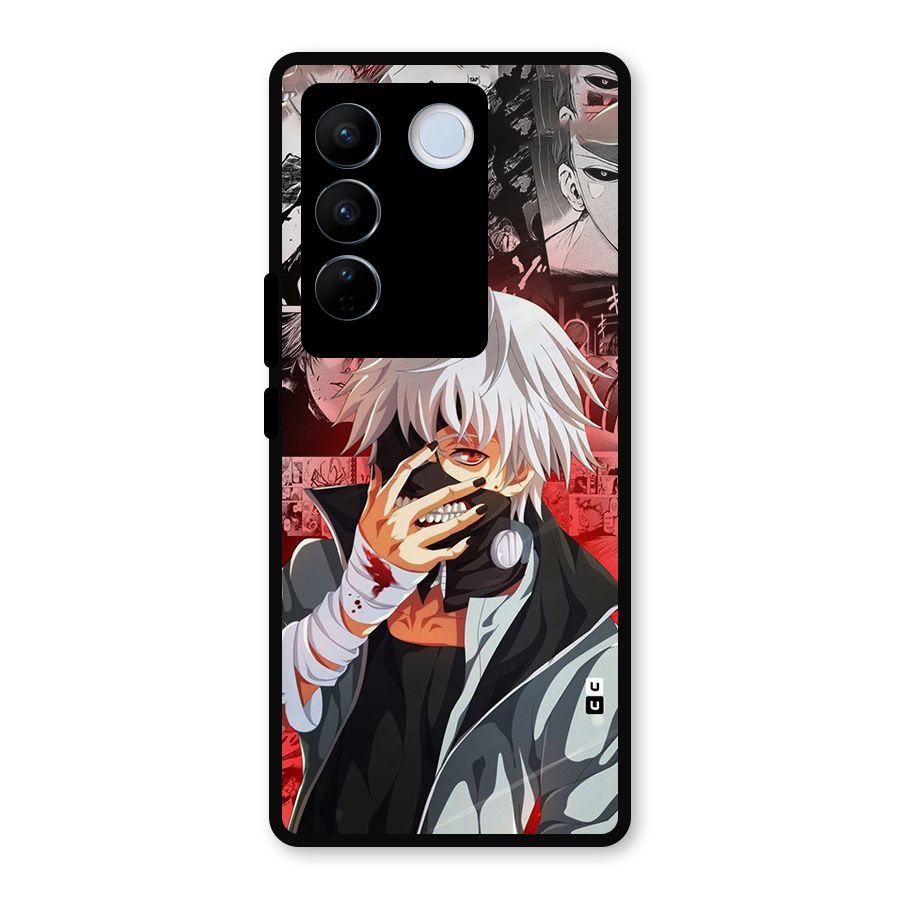 Kaneki Ken Manga Style Metal Back Case for Vivo V27