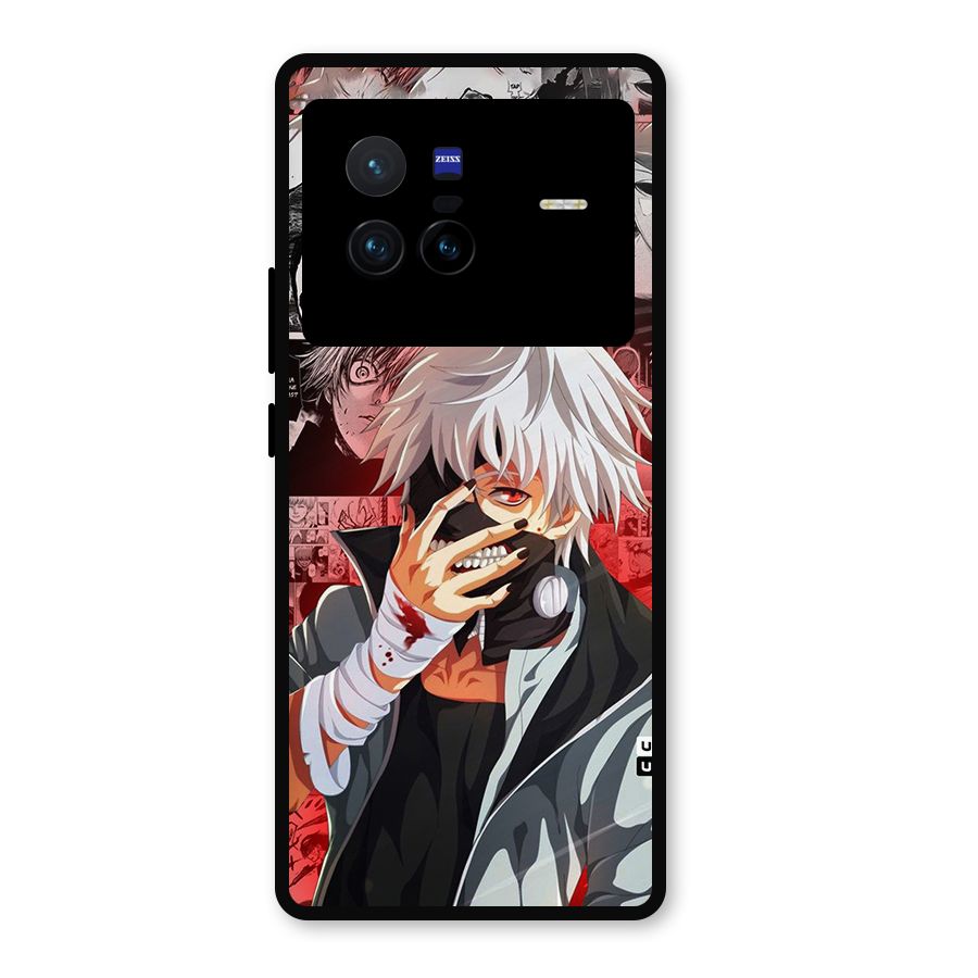 Kaneki Ken Manga Style Metal Back Case for Vivo X80