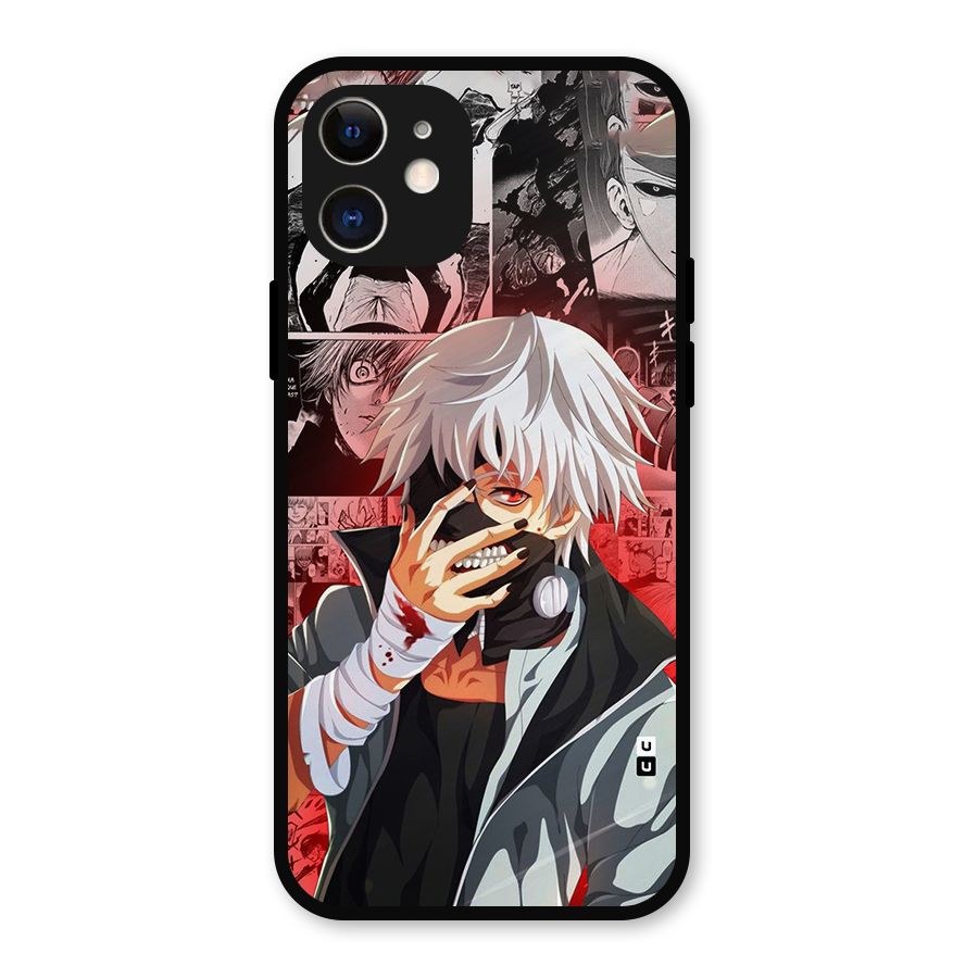 Kaneki Ken Manga Style Metal Back Case for iPhone 12