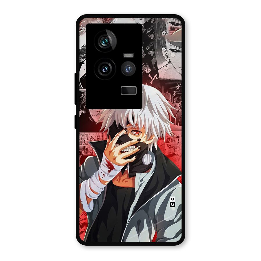 Kaneki Ken Manga Style Metal Back Case for iQOO 11 5G