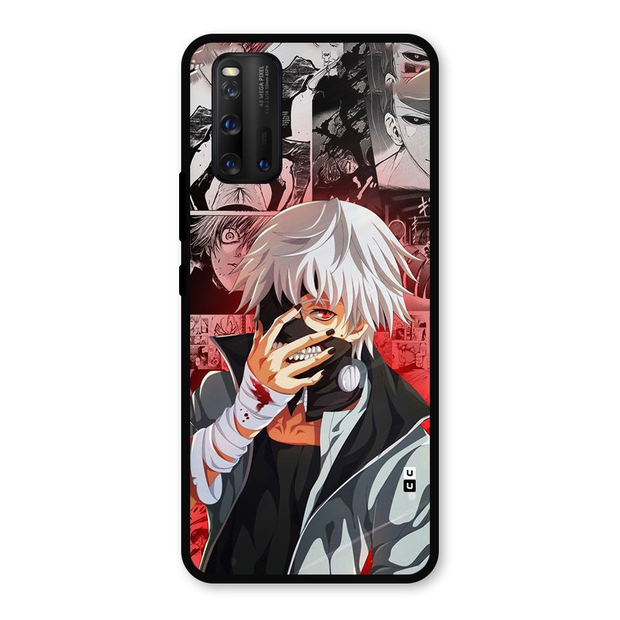 Kaneki Ken Manga Style Metal Back Case for iQOO 3