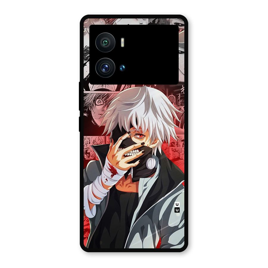 Kaneki Ken Manga Style Metal Back Case for iQOO 9 Pro