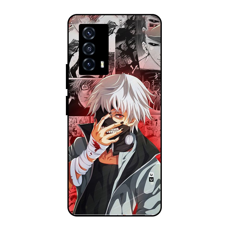 Kaneki Ken Manga Style Metal Back Case for iQOO Z5