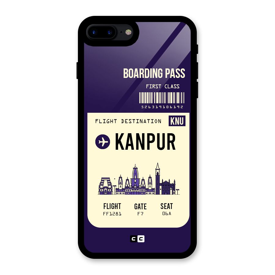 Kanpur Boarding Pass Glass Back Case for iPhone 7 Plus