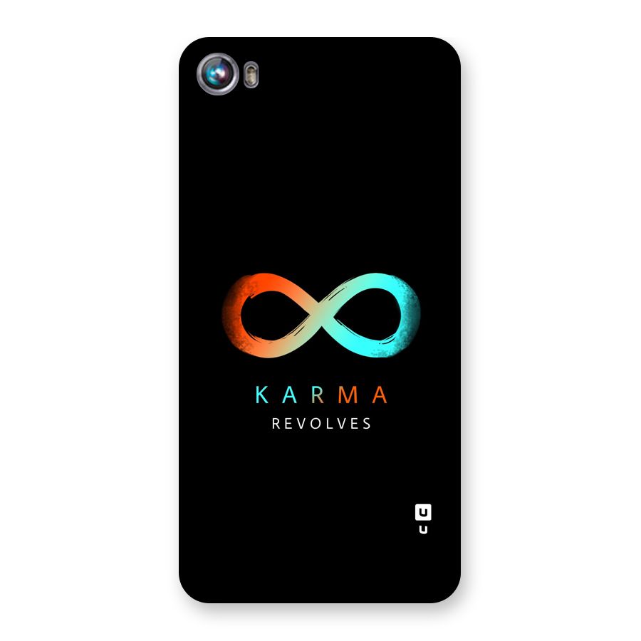 Karma Revolves Back Case for Canvas Fire 4 (A107)