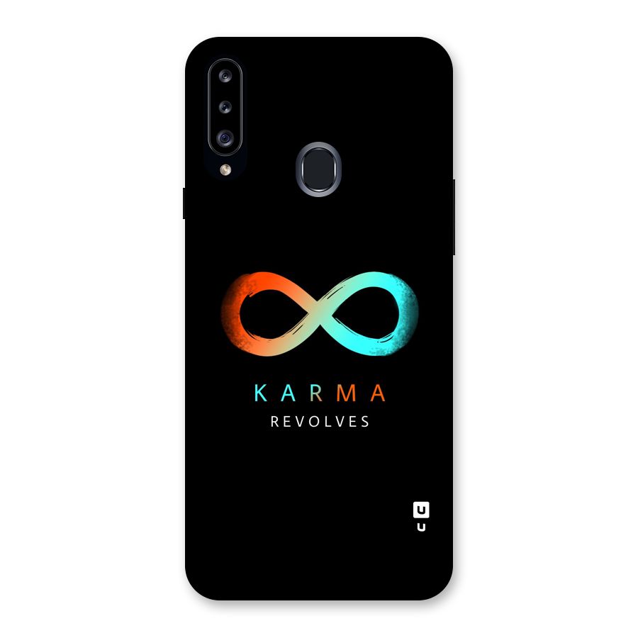 Karma Revolves Back Case for Galaxy A20s