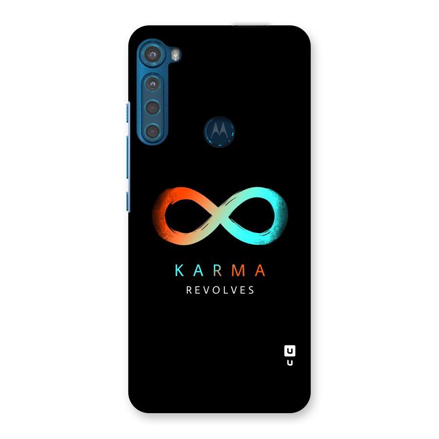 Karma Revolves Back Case for Motorola One Fusion Plus