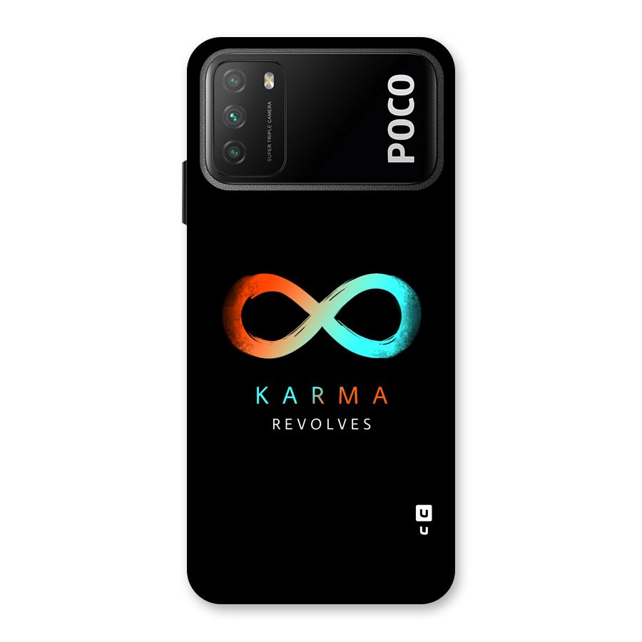 Karma Revolves Back Case for Poco M3