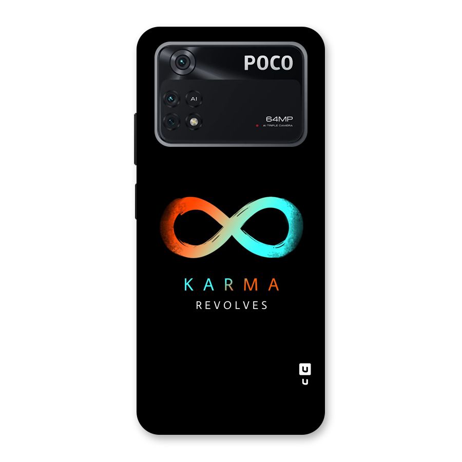 Karma Revolves Back Case for Poco M4 Pro 4G