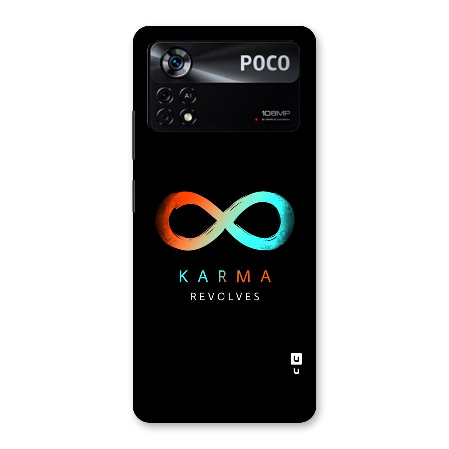 Karma Revolves Back Case for Poco X4 Pro 5G