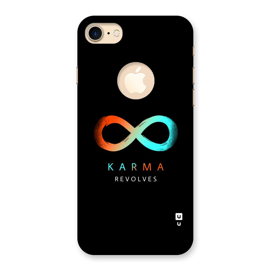 Karma Revolves Back Case for iPhone 7 Logo Cut