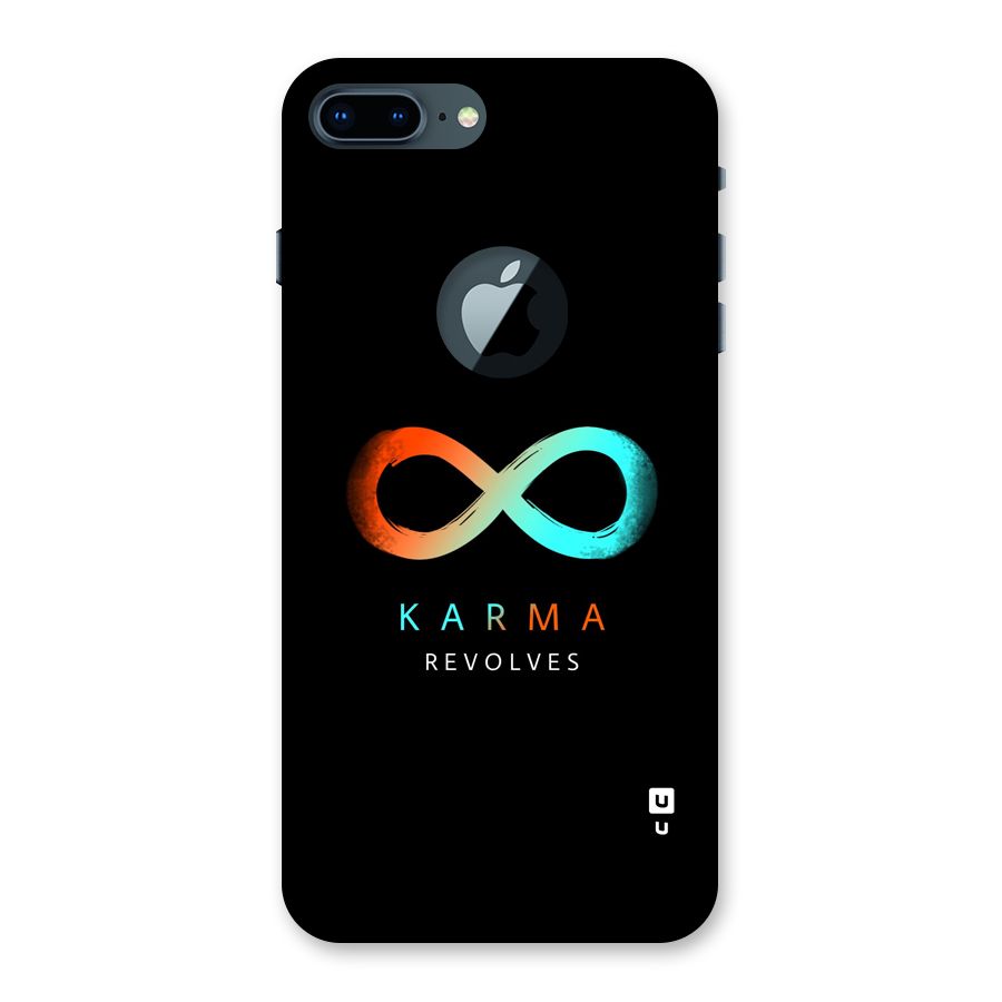Karma Revolves Back Case for iPhone 7 Plus Logo Cut