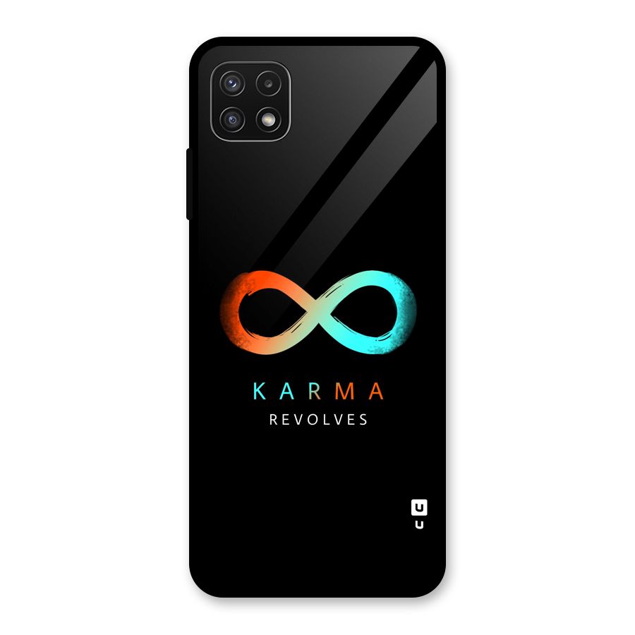 Karma Revolves Glass Back Case for Galaxy A22 5G