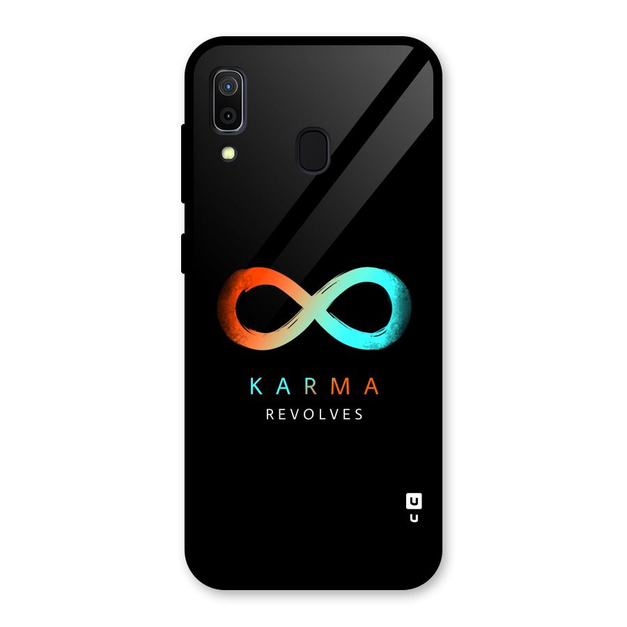 Karma Revolves Glass Back Case for Galaxy A30