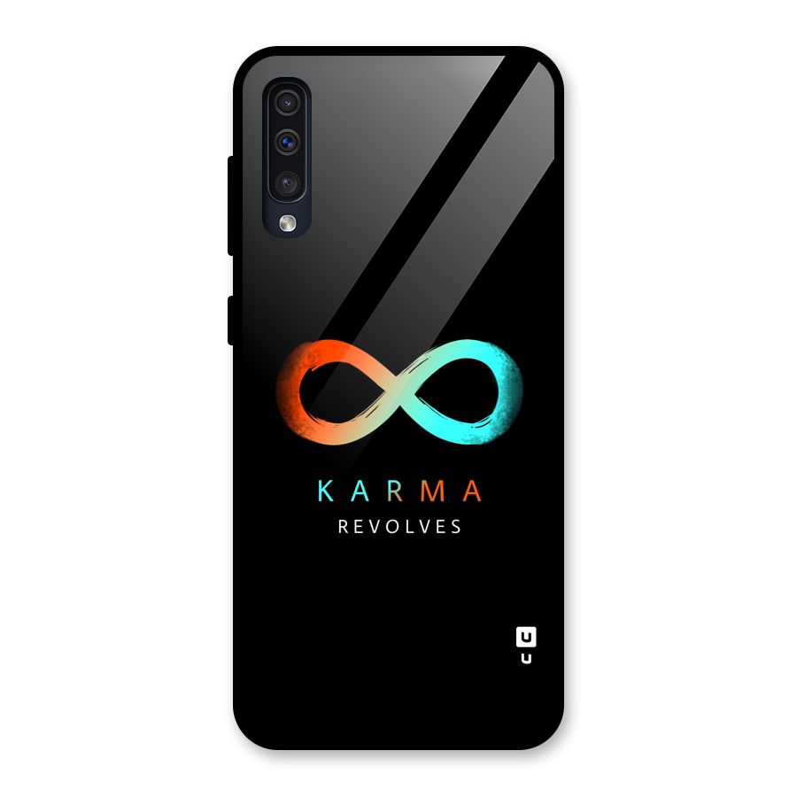 Karma Revolves Glass Back Case for Galaxy A30s