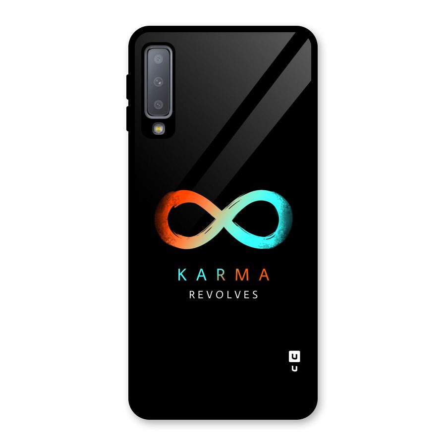 Karma Revolves Glass Back Case for Galaxy A7 (2018)