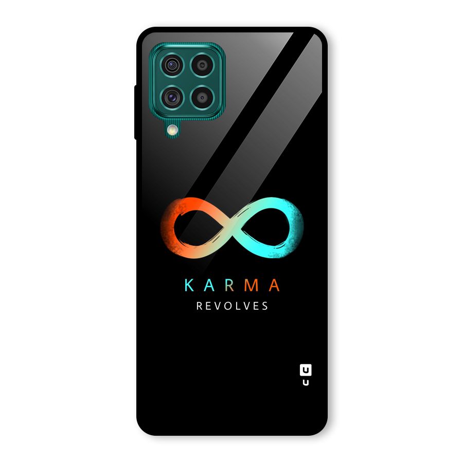 Karma Revolves Glass Back Case for Galaxy F62