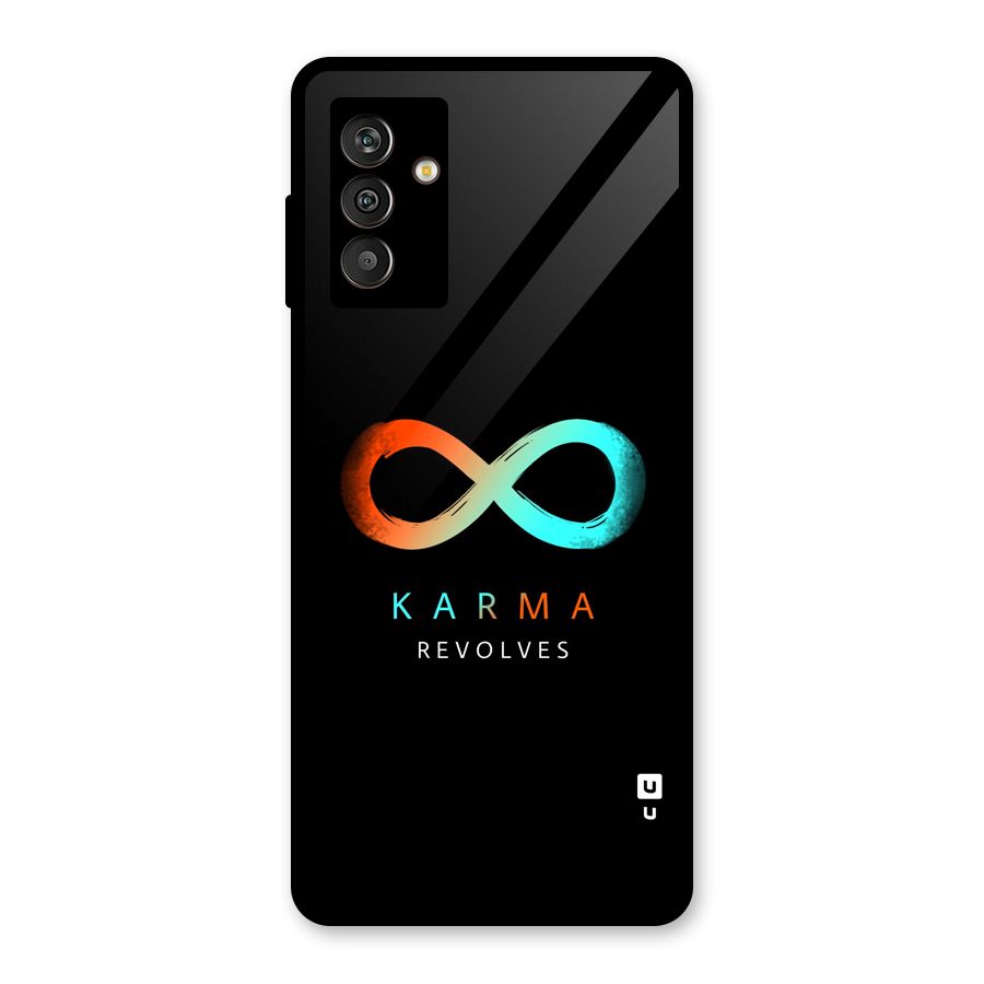 Karma Revolves Glass Back Case for Galaxy M13