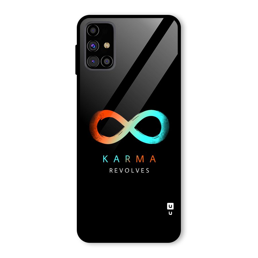Karma Revolves Glass Back Case for Galaxy M31s