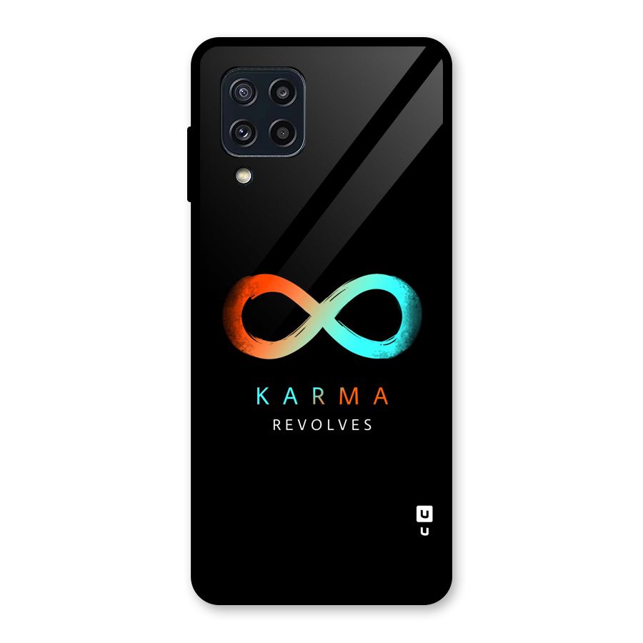 Karma Revolves Glass Back Case for Galaxy M32
