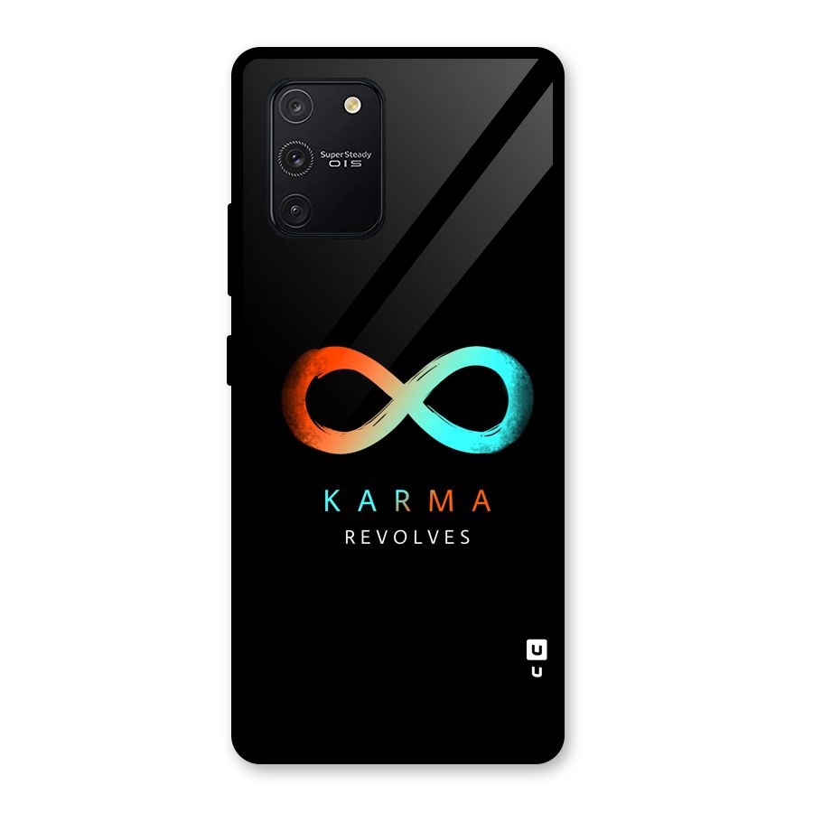 Karma Revolves Glass Back Case for Galaxy S10 Lite