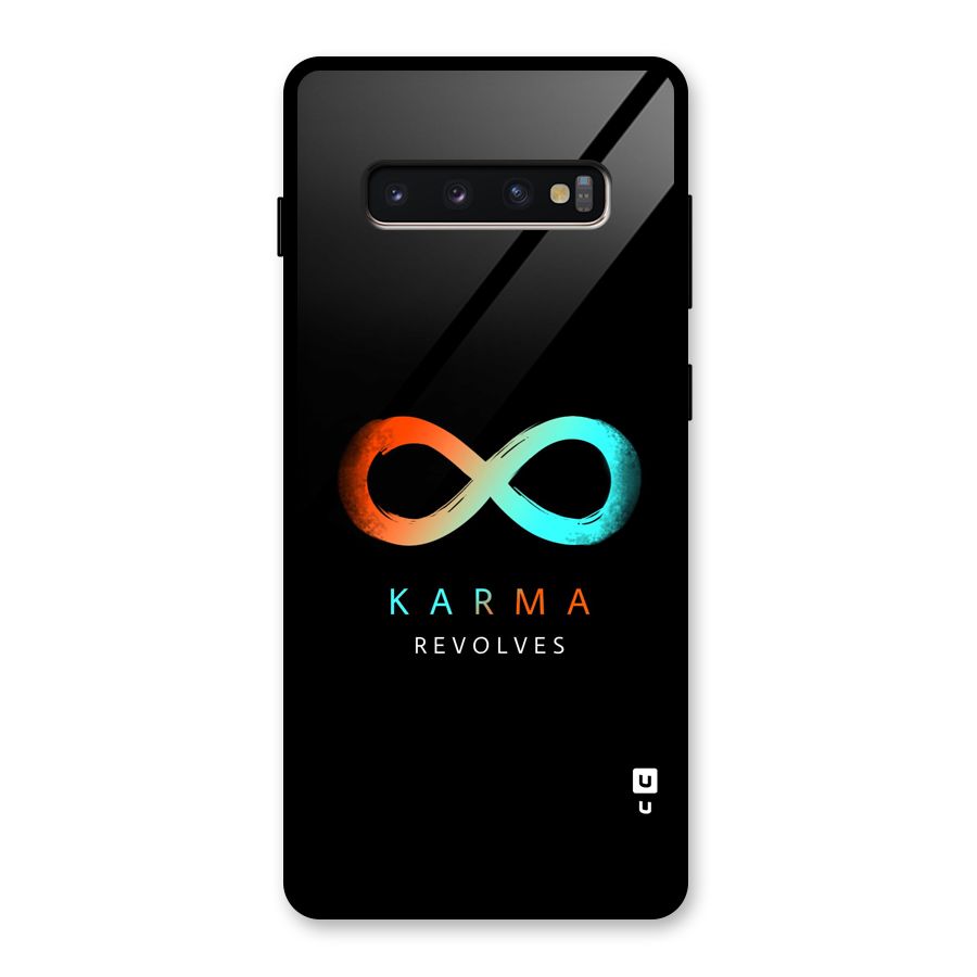 Karma Revolves Glass Back Case for Galaxy S10 Plus