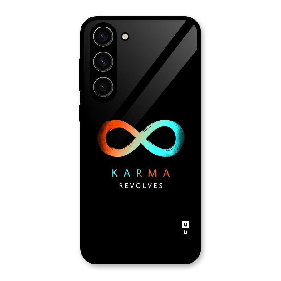 Karma Revolves Glass Back Case for Galaxy S23 Plus