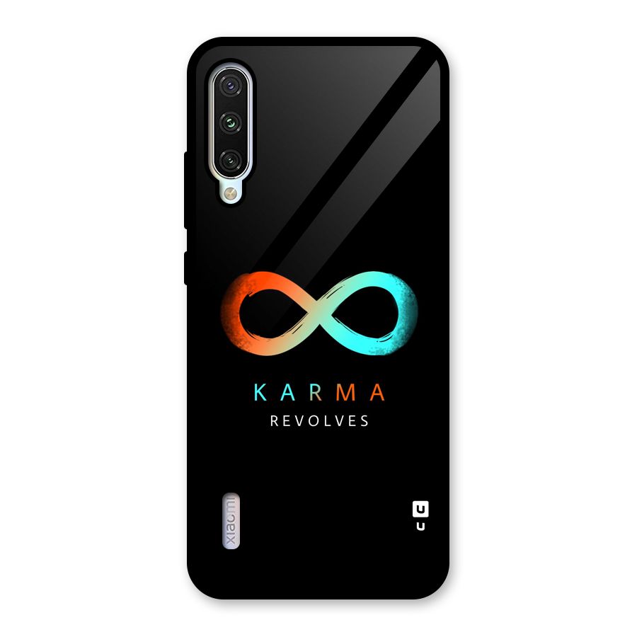 Karma Revolves Glass Back Case for Mi A3