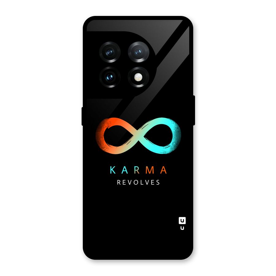 Karma Revolves Glass Back Case for OnePlus 11