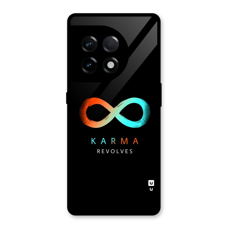 Karma Revolves Glass Back Case for OnePlus 11R