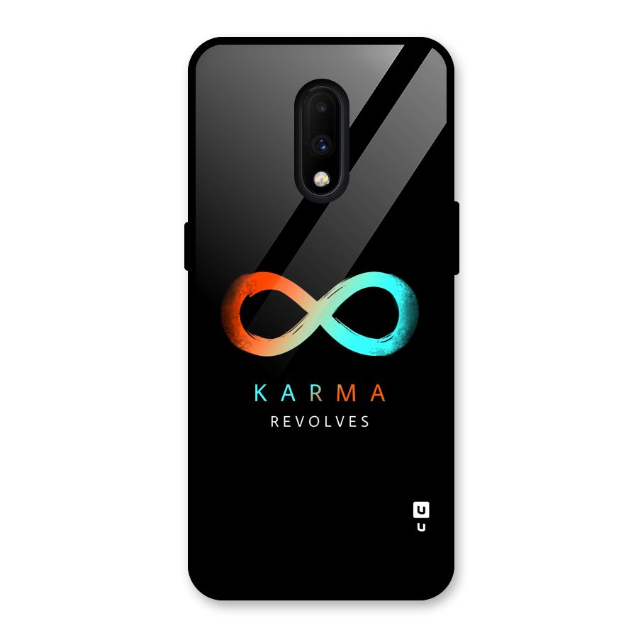 Karma Revolves Glass Back Case for OnePlus 7